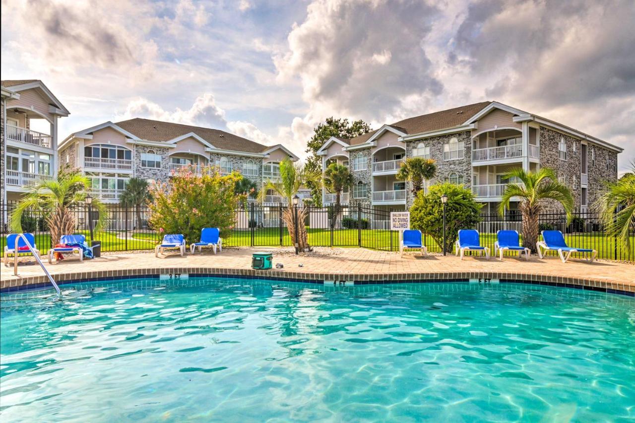 Bright Myrtle Beach Condo On Golf Course With Pool! Kültér fotó